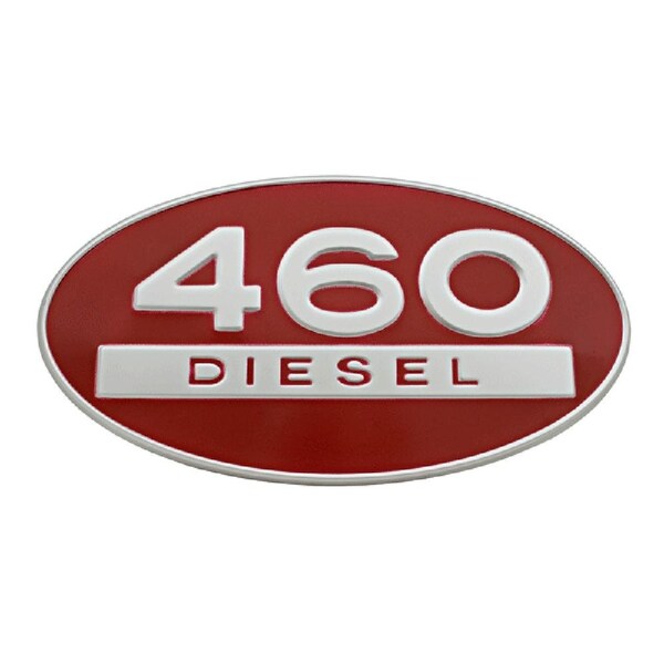 Aftermarket 369121R1 Side Oval Emblem Fits IH Fits FARMALL 460 Diesel Rowcrop SHN20-0172 - main